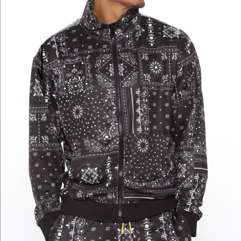 Paisley men’s track jacket